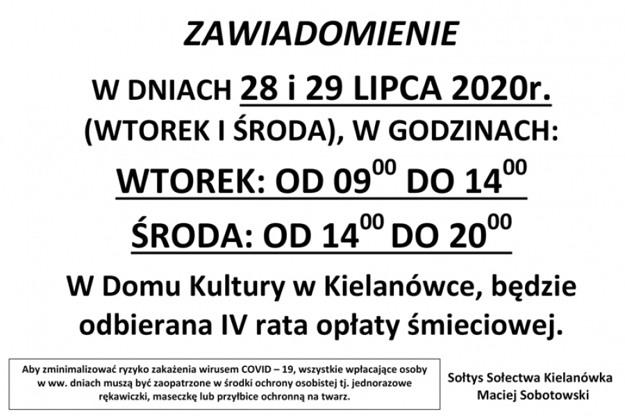 Zawiadomienie