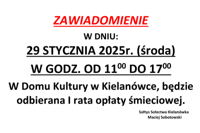ZAWIADOMIENIE