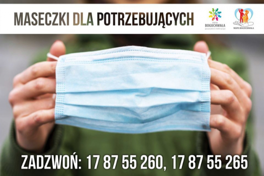 Maseczki dla potrzebujących